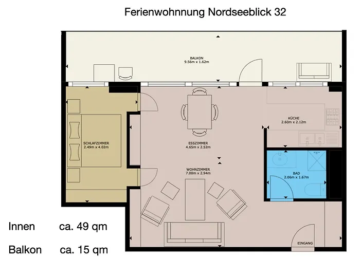 Nordseeblick 32 Appartement